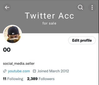 Twitter Account for sale :)