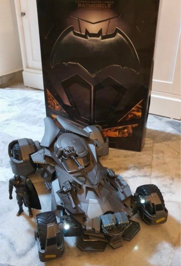Justice league ultimate batmobile 2025 rc vehicle & figure