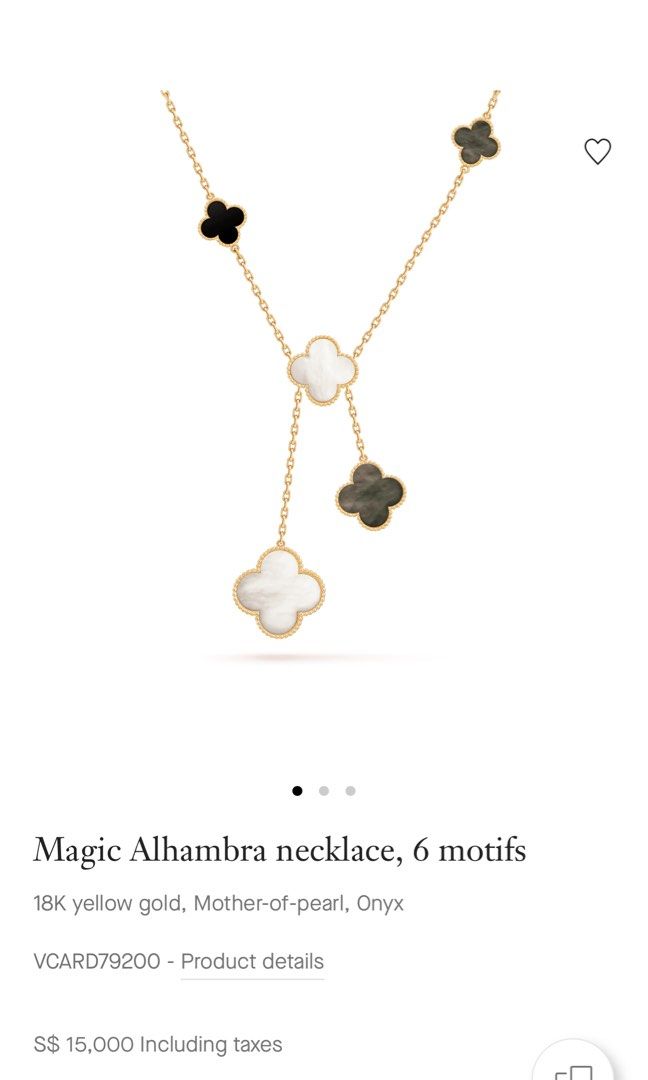 Van Cleef & Arpels Magic Alhambra Necklace with 6 Motifs — UFO No More