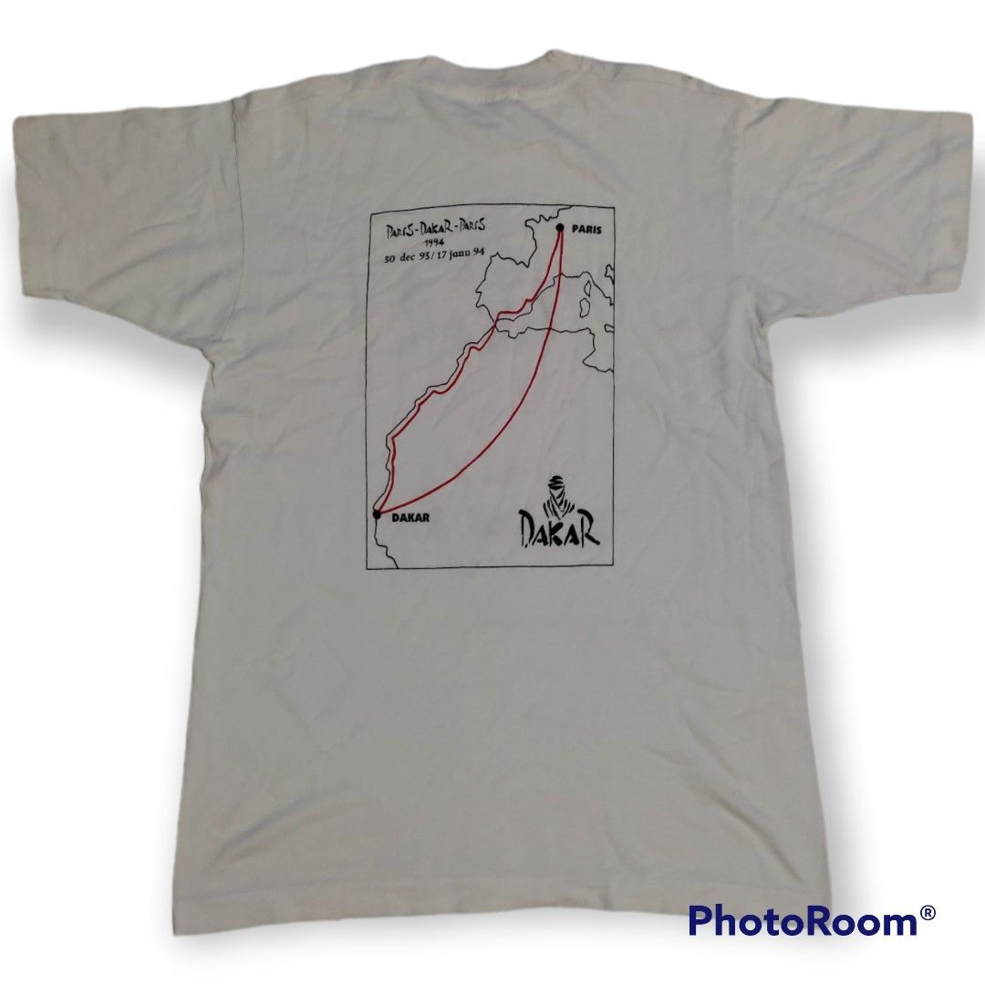 Vintage 90s Dakar rally shirt Men s Fashion Tops Sets Tshirts
