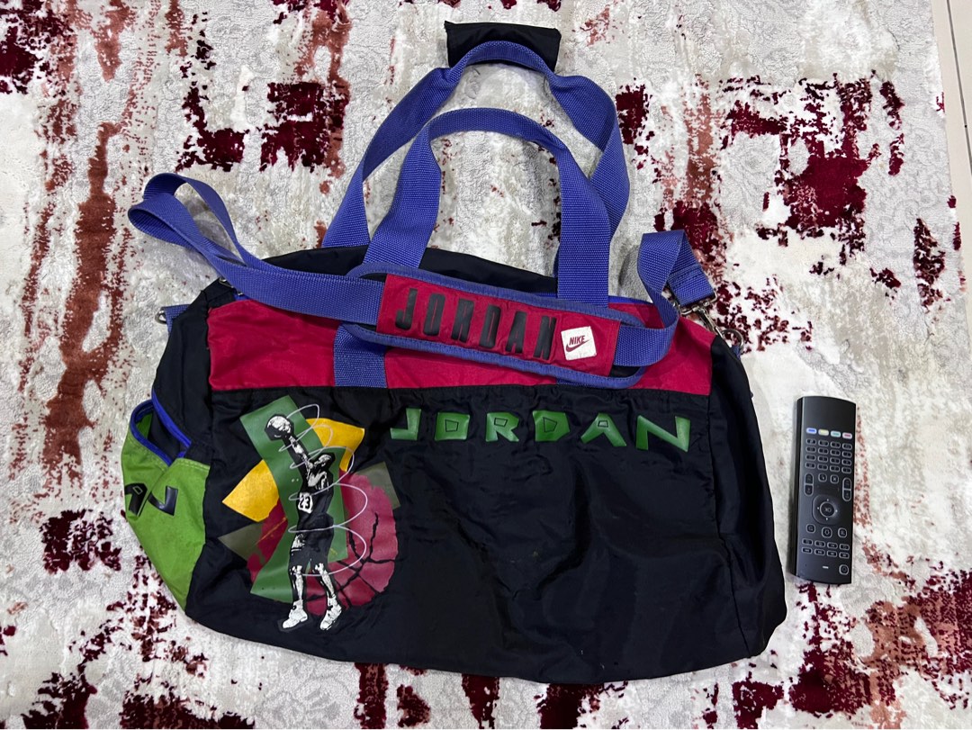 Vintage Air Jordan Duffle Bag, Men's Fashion, Bags, Backpacks on Carousell