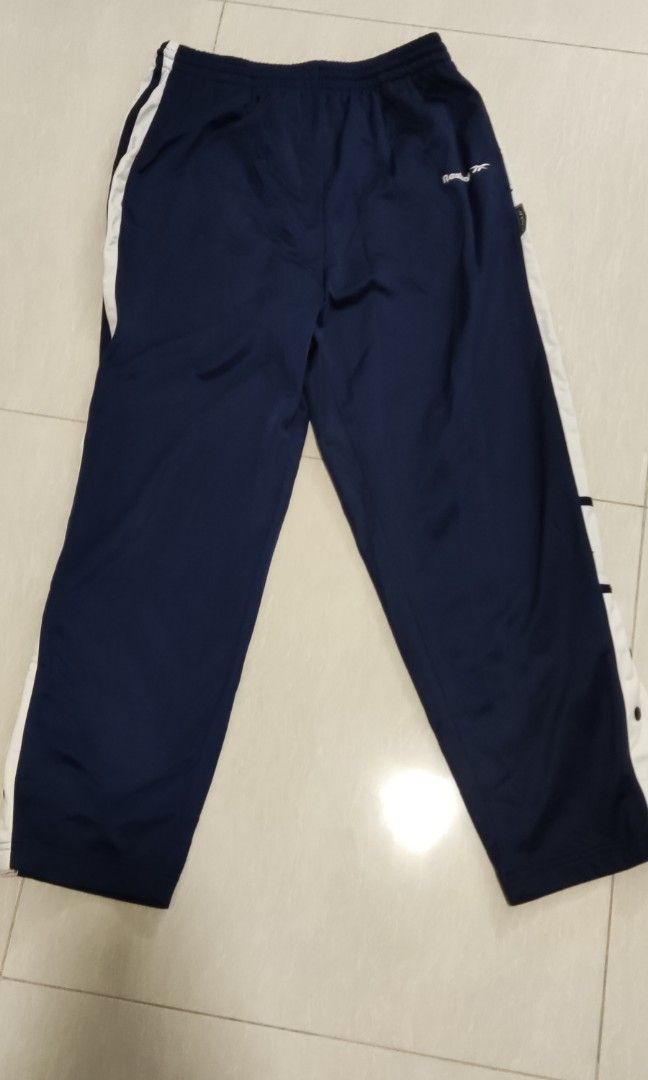 Reebok blue outlet track pants