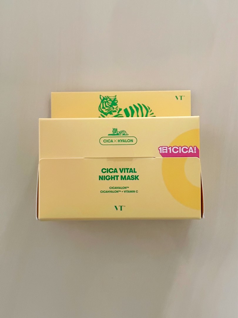 VT Cica Vital Night Mask 30ae, Beauty  Personal Care, Face, Face Care on  Carousell