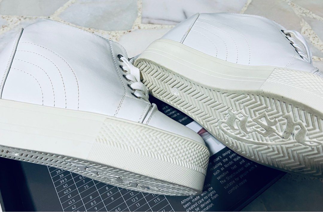 White sneakers clearance with fur