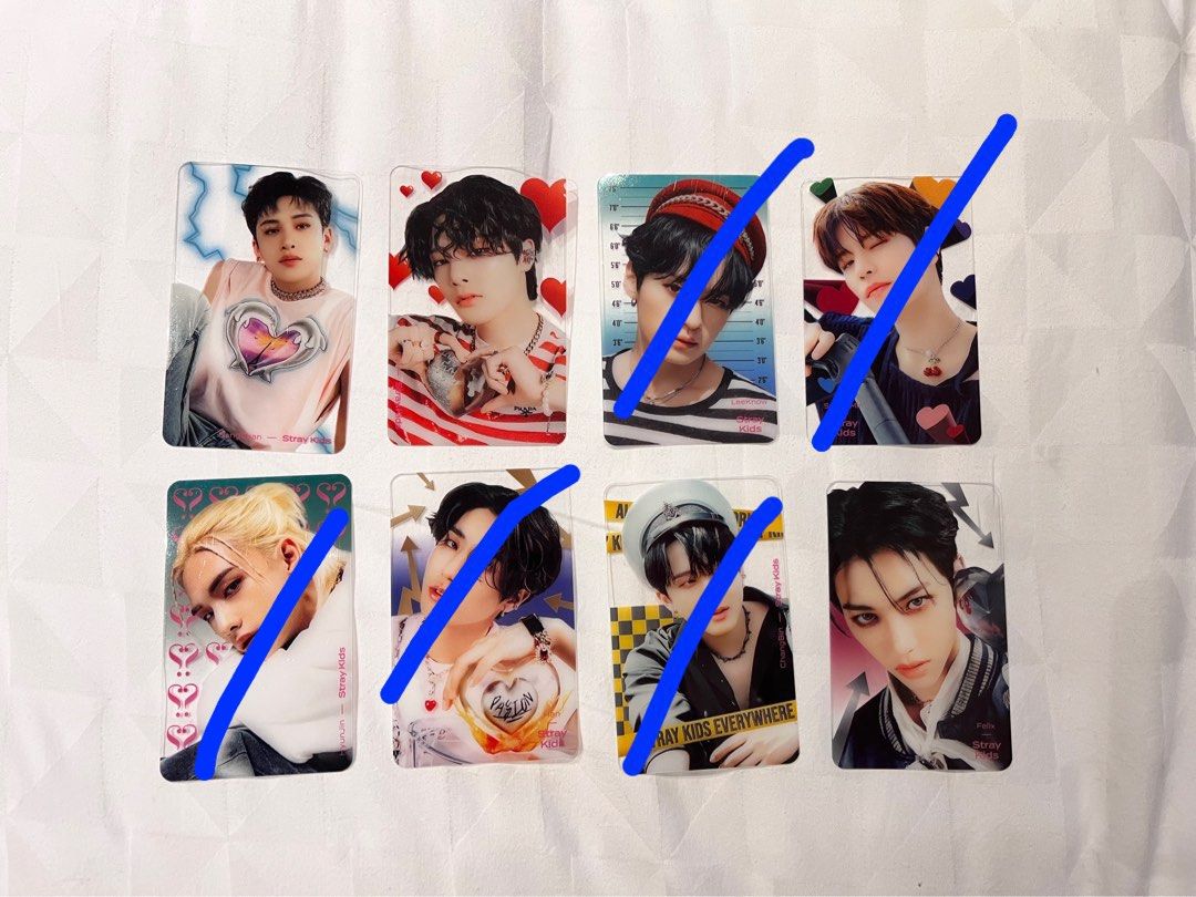 STRAY KIDS K-POP Transparent Photo Cards 25pcs : : Office Products