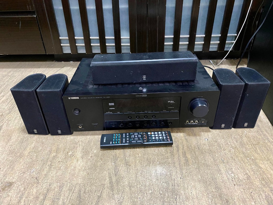 Yamaha RX V363 AV Receiver Set, Audio, Soundbars, Speakers & Amplifiers