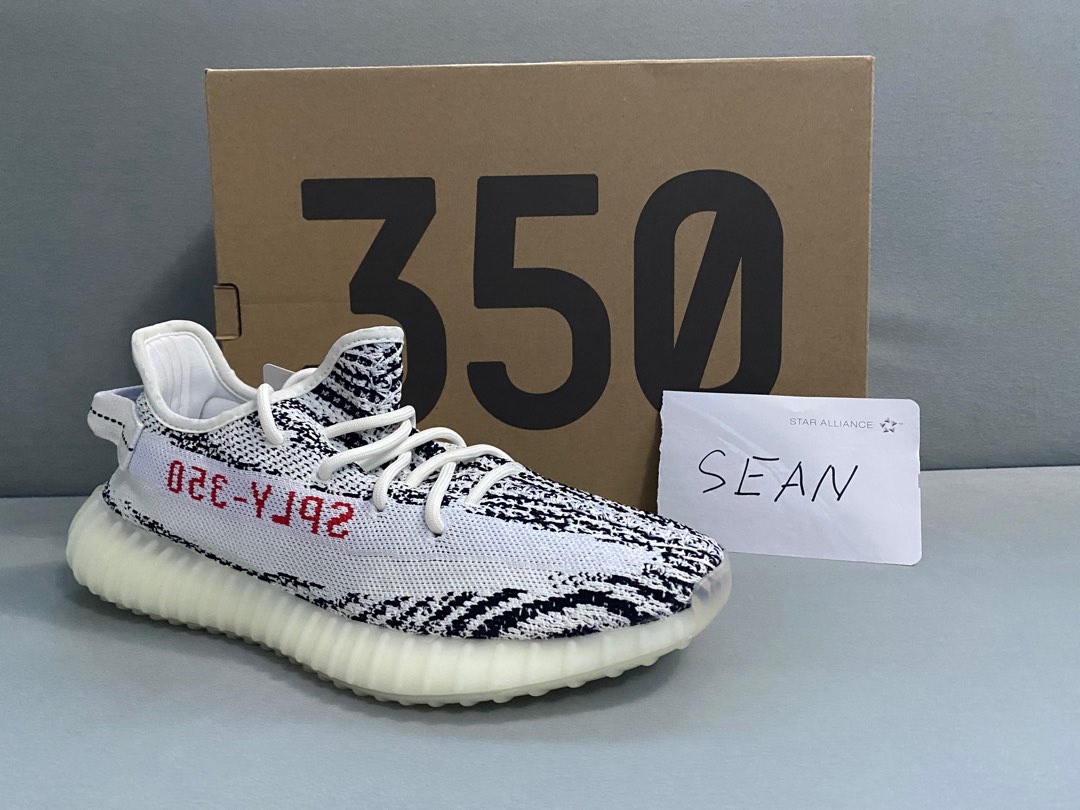Yeezy zebra harga new arrivals