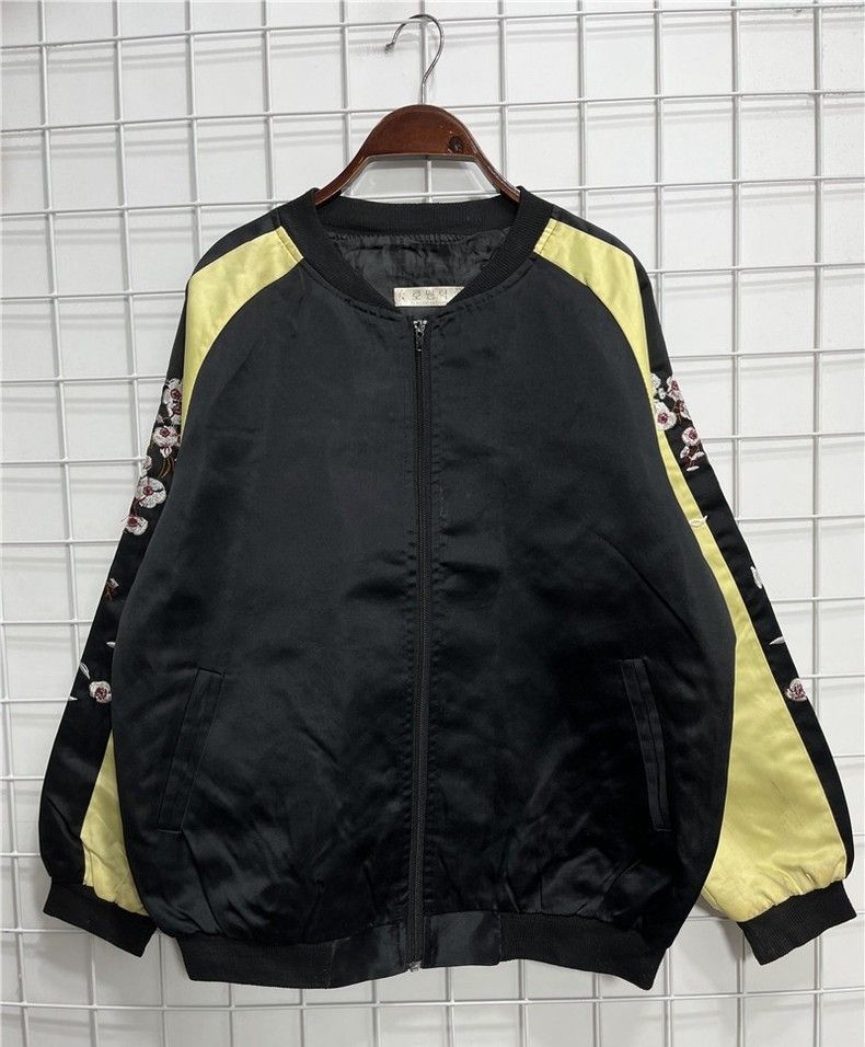 Cherry blossom bomber jacket sale