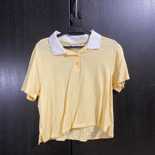 Yellow Collared Top