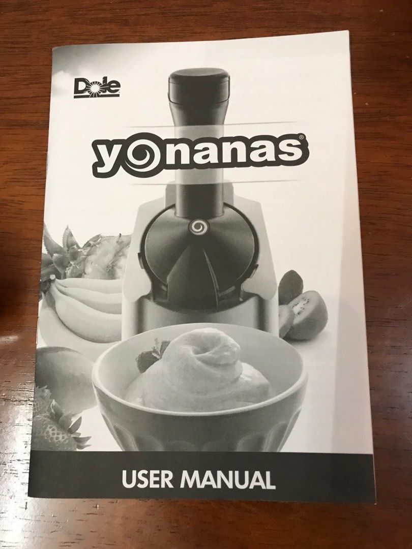 Yonanas user on sale manual