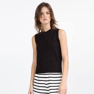 Zara knit sleeveless top