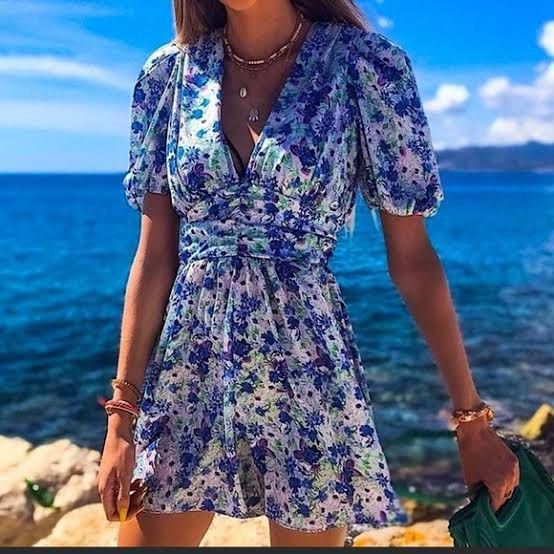 Zara floral romper top