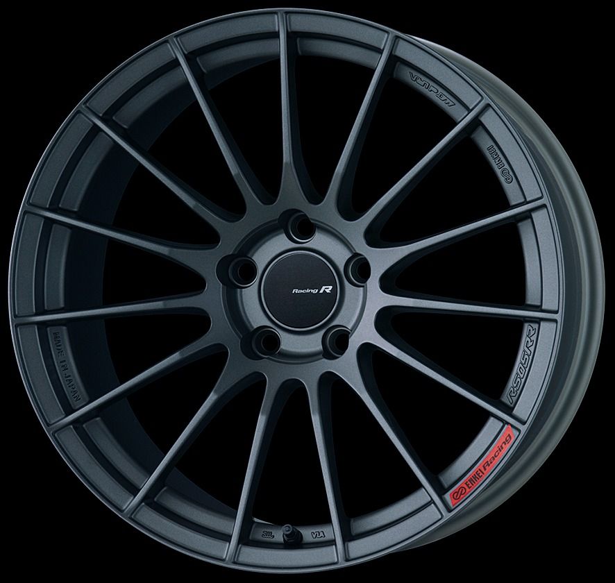 18x9.0 Enkei RS05RR / 25mm ET / 5x112 / 66.5 Bore / Matte Gunmetal