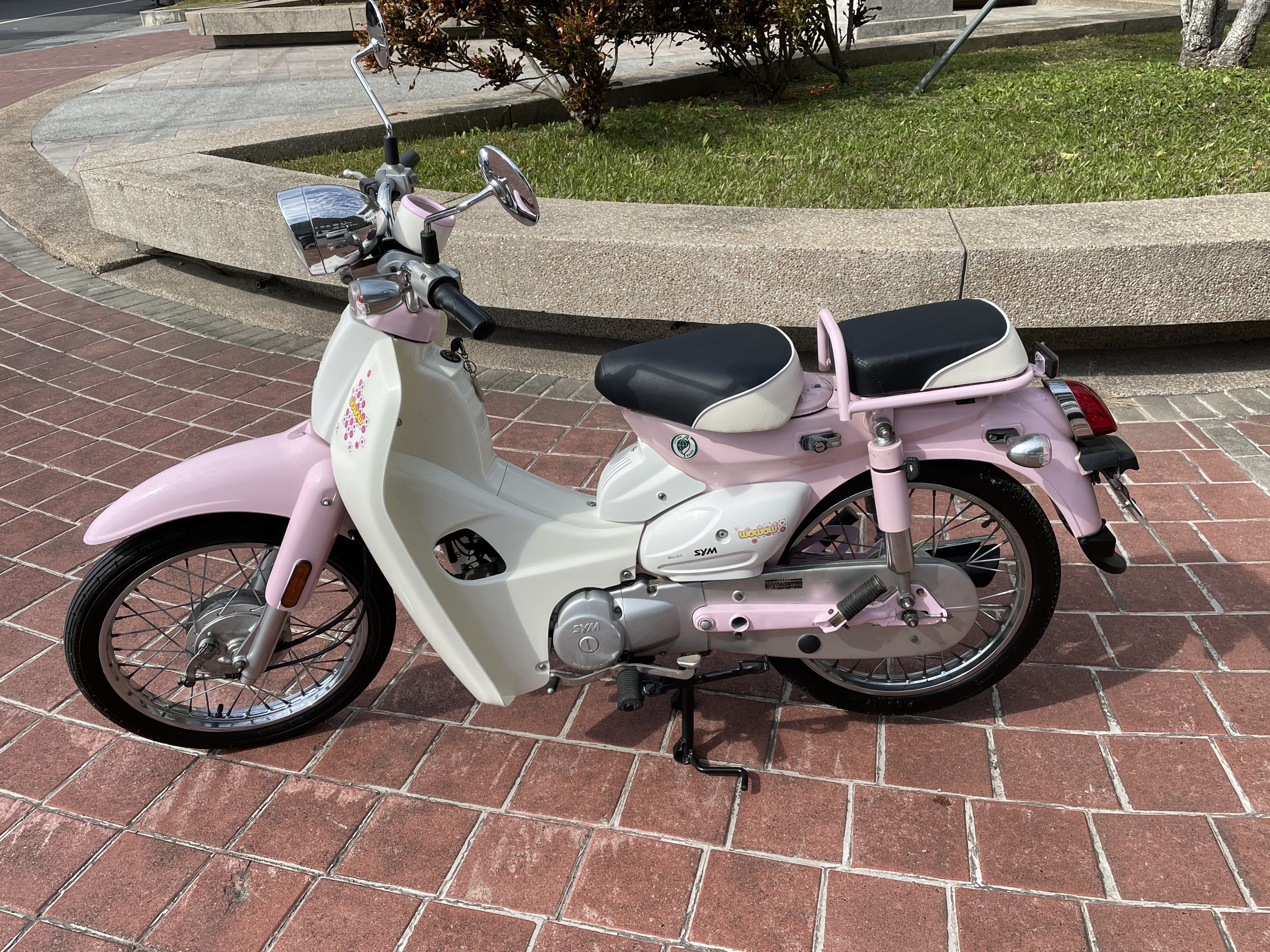 SYM WOWOW100　セル付、４速　貴重な一台♪　千葉県柏市　即日配送可能