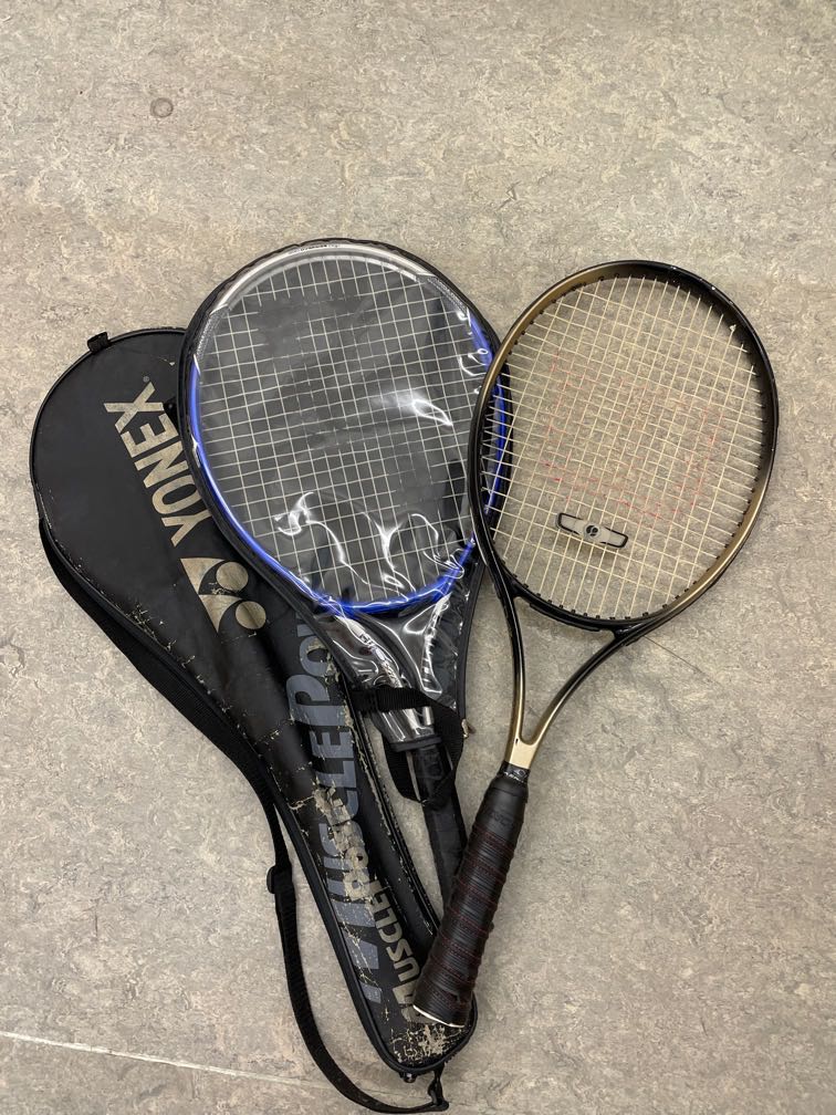 2 tennis and 1 badminton racket, 運動產品, 運動與體育, 運動與體育 - 球拍和球類運動 - Carousell