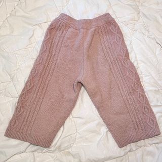 3～6歲兒童女童秋冬加厚長褲  闊腿褲  奶奶褲  羊絨褲  加絨褲