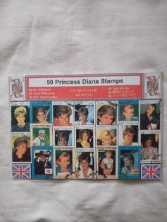 Princess Diana Assorted STAMPS, 50 pcs