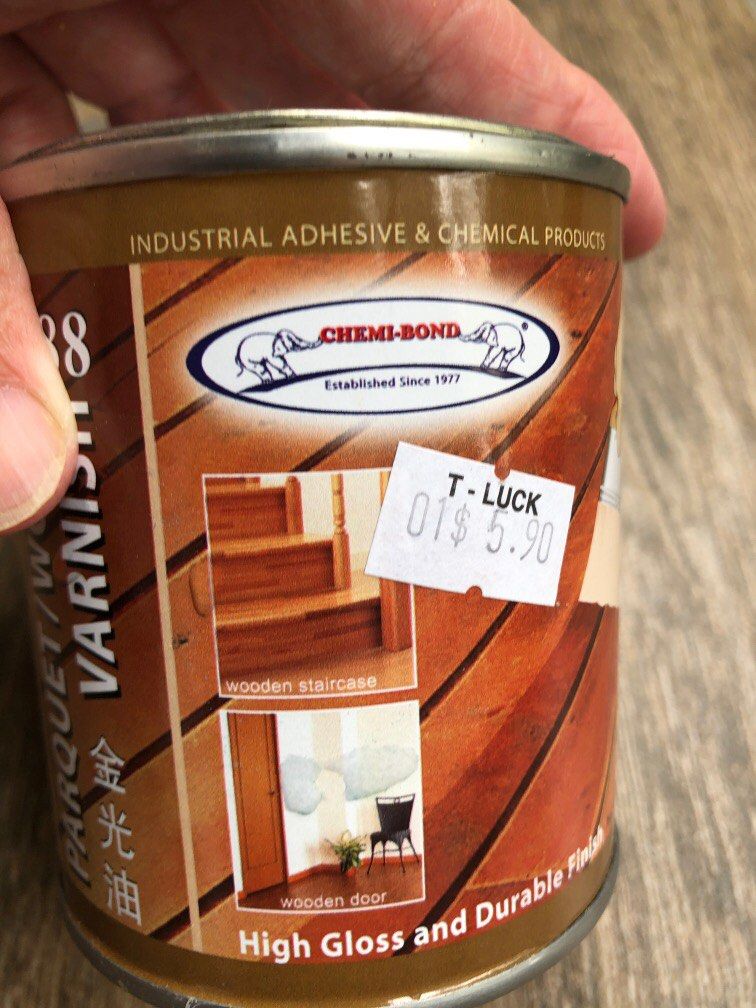 7088 parquet wood varnish, Furniture & Home Living, Outdoor Furniture