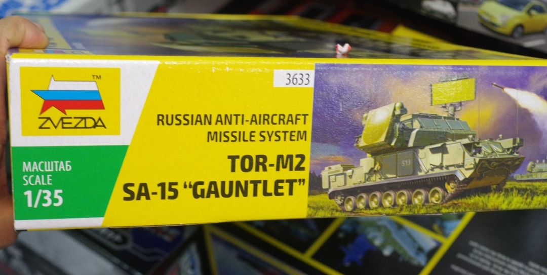 全新 - Factory Seal-ZVEZDA-紅星-3633-1/350-Russian- TOR-M2-SA-15-Gauntlet ...