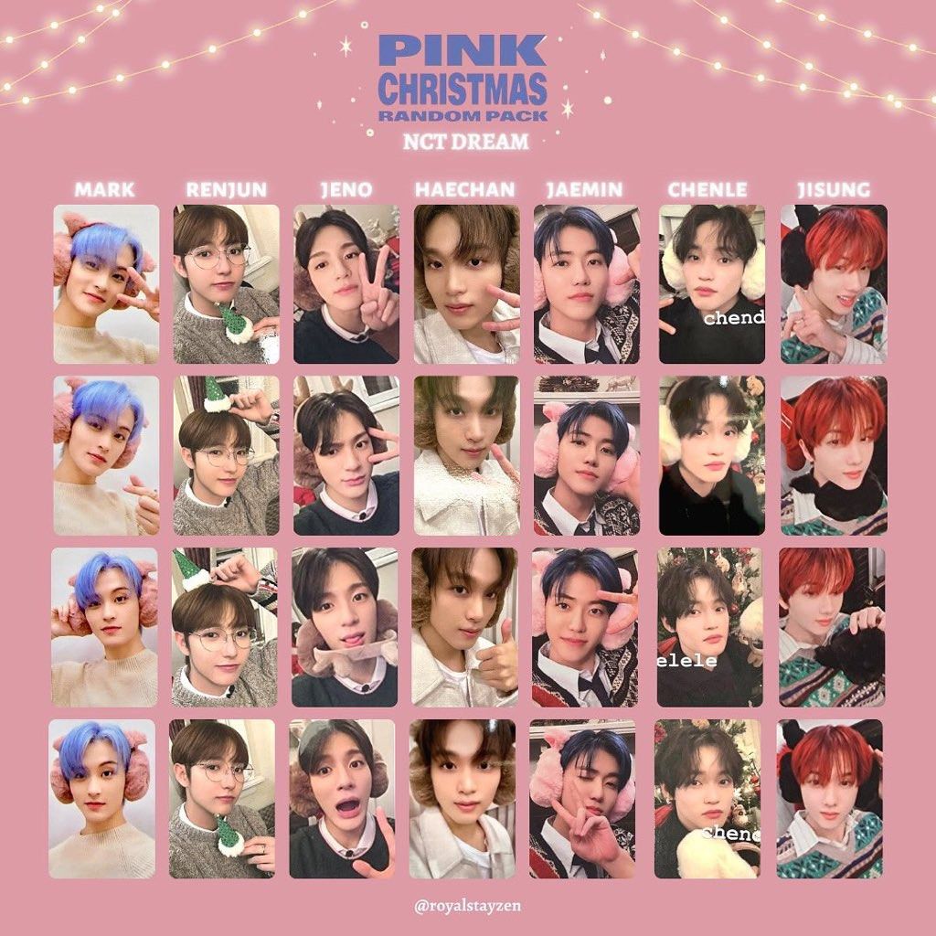 NCT127 ジェヒョン Pink Christmas 2023 トレカ - K-POP・アジア