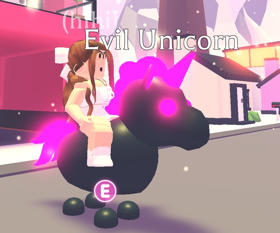 Adopt Me Mega Evil Unicorn, Video Gaming, Gaming Accessories, InGame