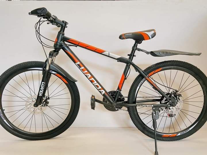 AFFORDABLE MTB LUANDA 26ER (Category: Bicycles) located in Quezon City. Submitted by wcfonlinestore (Listing ID 1206548739, Image 1). Description: LUANDA STEEL 3x7 26ER MOUNTAINBIKE ❗₱3,800 FREE ASSEMBLE SPECS: 👇👇👇 ▪️Size: 26er ▪️Carbon steel frame with kettle hole ▪️Baking paint, anti-shock process ▪️Natural rubber inner tube ▪️Shinamg Transmission ▪️Alloy rims ▪️Suspension front fork ▪️Steel crankset ▪️Dual Mechanical Disc Brake ▪️Smooth shi