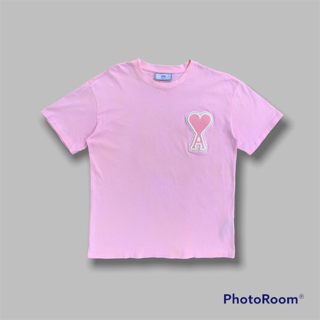 AM1296 Ami shirring logo tops andmary（AMI Paris logo