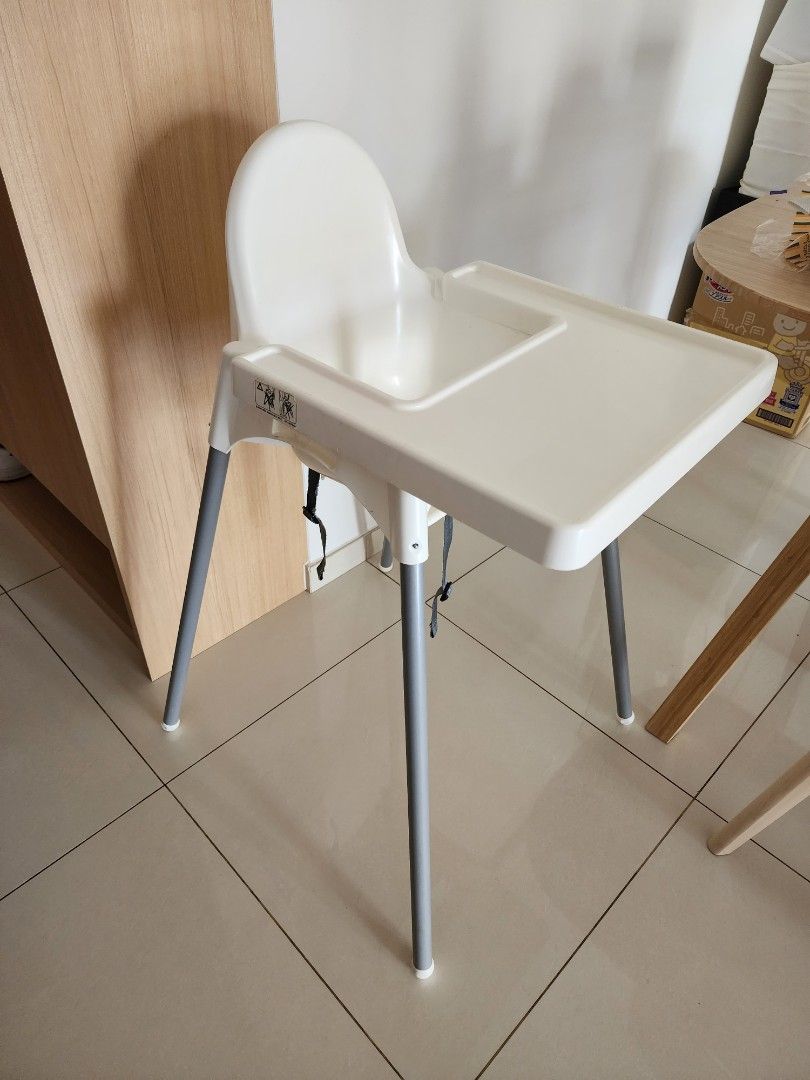 ANTILOP Highchair with Tray and Safety Belt IKEA, Babies & Kids, Baby