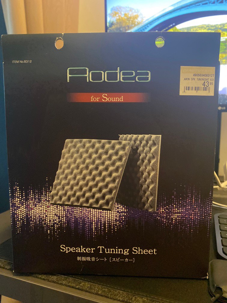 Aodea Speaker Tuning Sheet, Audio, Other Audio Equipment on Carousell