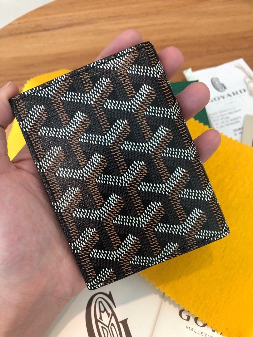 Goyard Grey Goyardine Coated Canvas St. Marc Bifold Card Holder Goyard