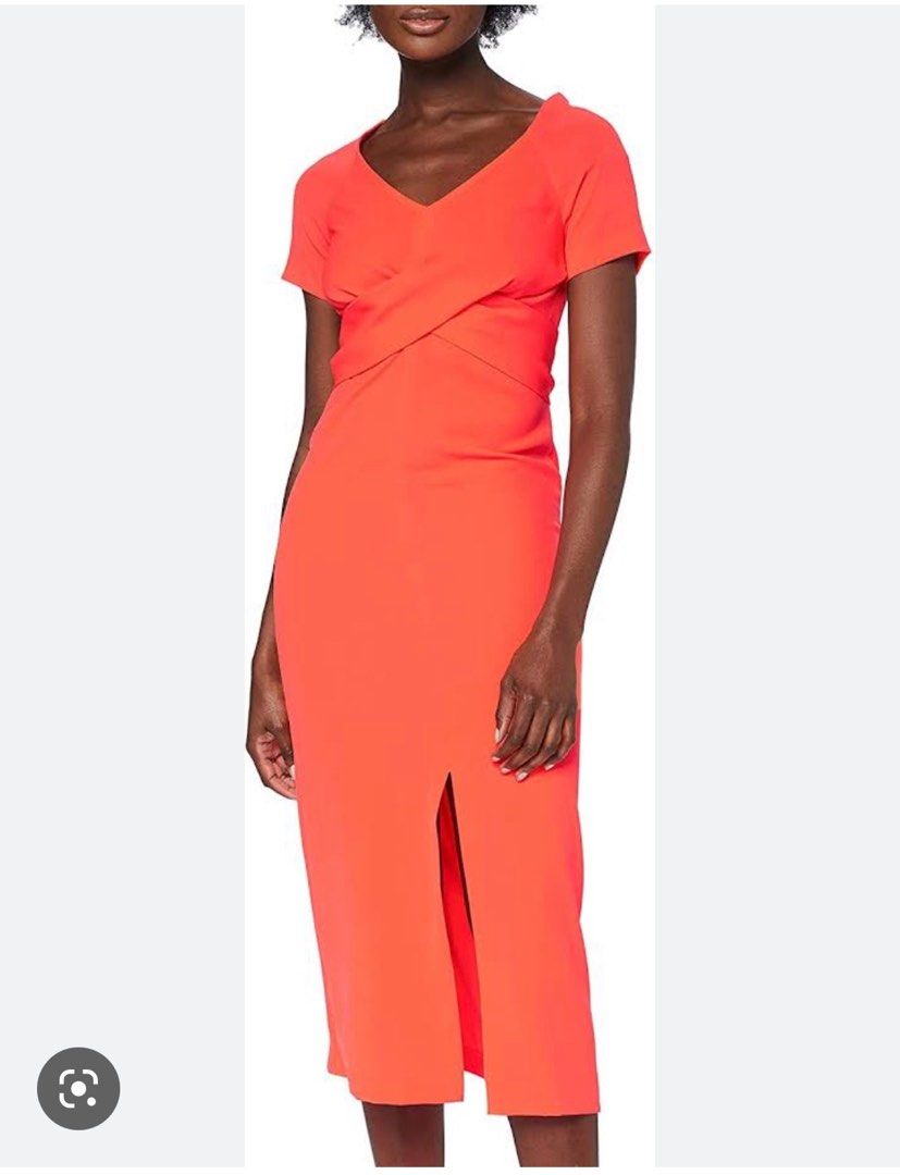 Authentic Armani Exchange Orange Dress, Luxury, Apparel on Carousell