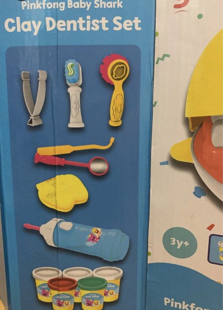 Baby Shark Dentist Playdoh Set, Babies & Kids, Infant Playtime On Carousell