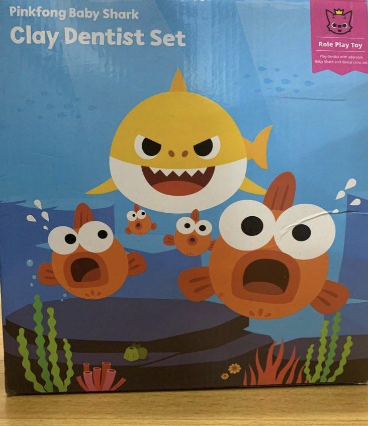 Baby Shark Dentist Playdoh Set, Babies & Kids, Infant Playtime On Carousell