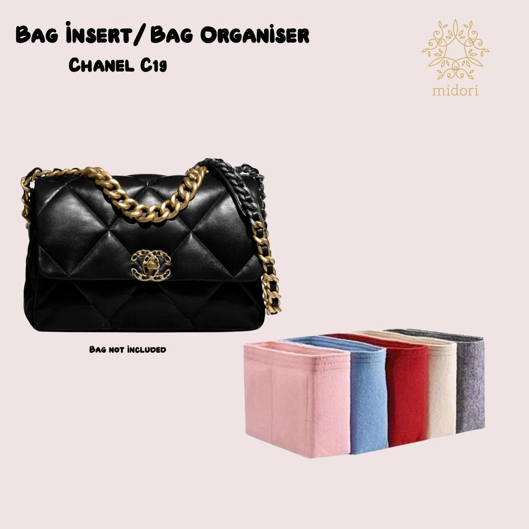 Bag Organiser Bag Insert for Chanel 19, Luxury, Accessories on Carousell