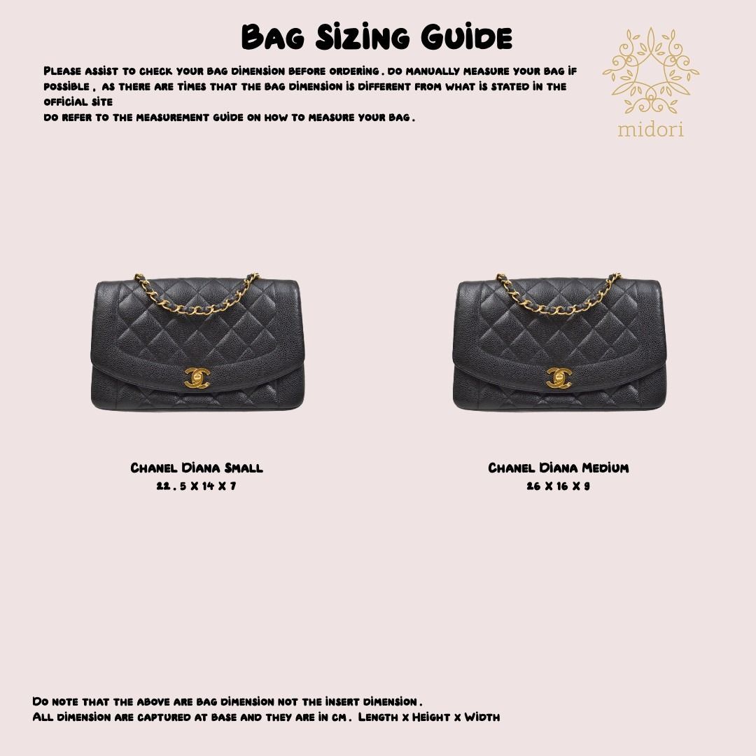 Bag Organiser Bag Insert for Chanel Diana