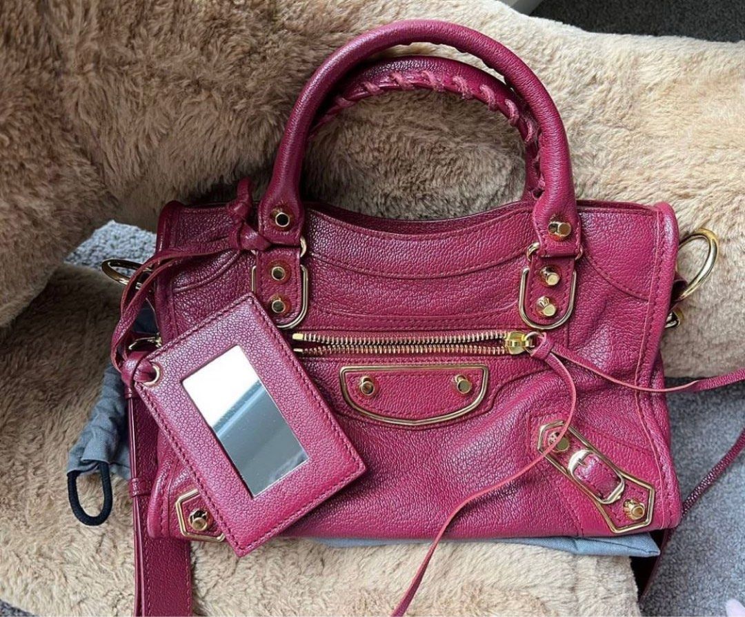 Balenciaga rouge grenat top