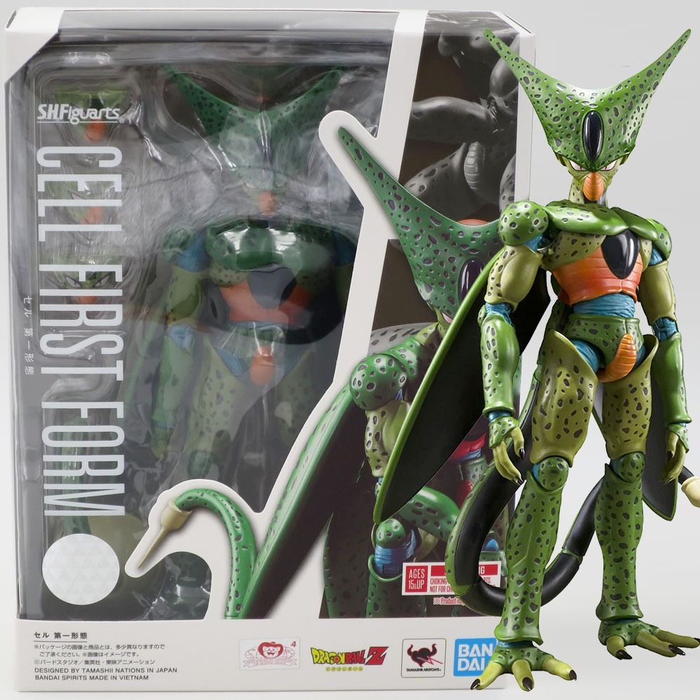 Bandai Shf 龍珠z 斯路第一形態 Bandai Tamashii S H Figuarts Dragon Ball Z Cell First Form 興趣及遊戲 玩具 遊戲類 Carousell
