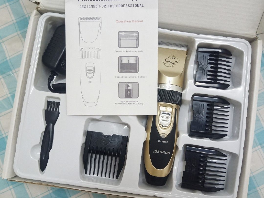 Baorun dog outlet clippers manual