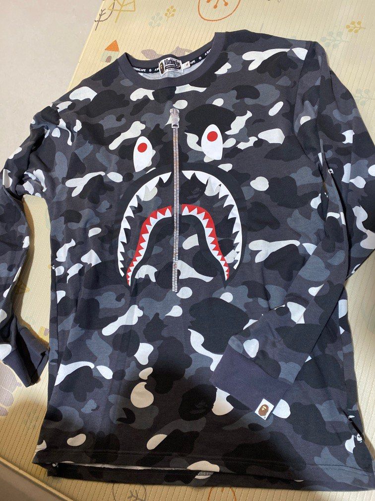 Bape city top camo shark tee