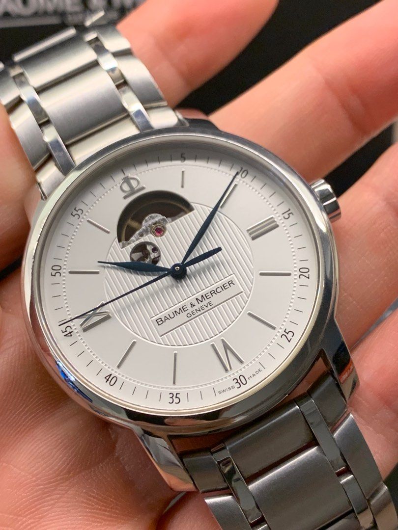 Baume Mercier Classima Bracelet Dress Watch Swiss 42mm Beautiful