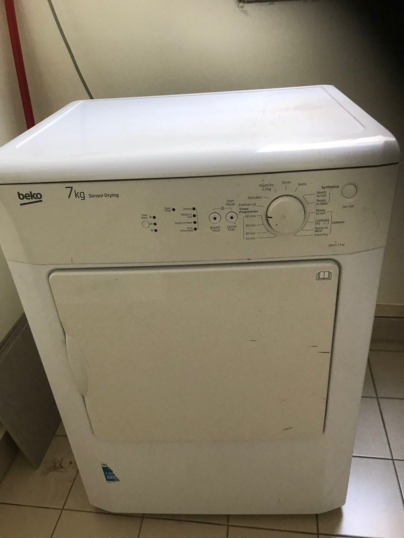 Beko dryer, TV & Home Appliances, Washing Machines and Dryers on Carousell