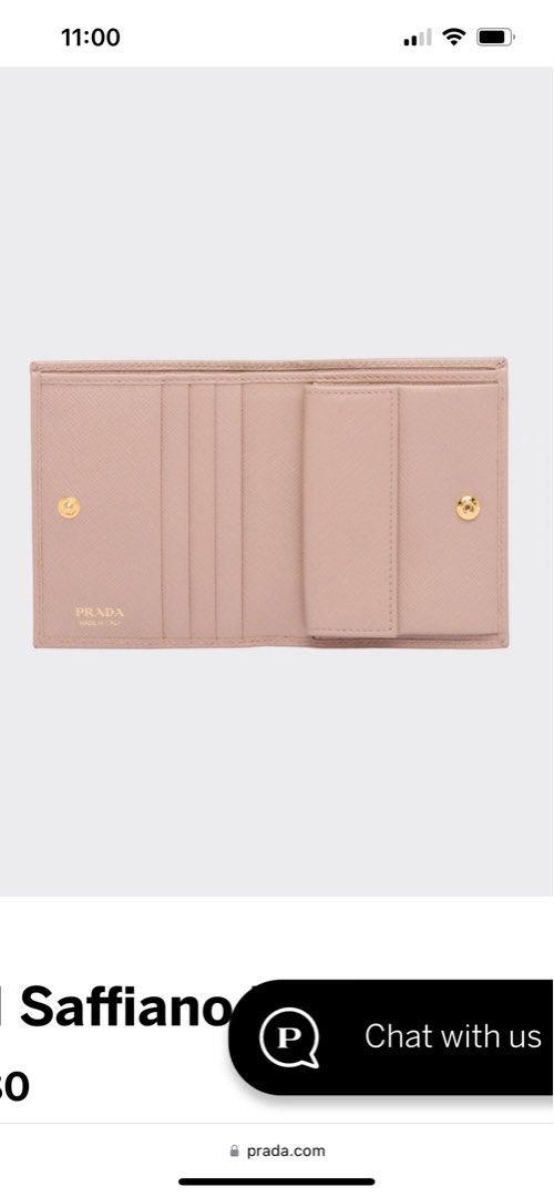 Prada Panier Bag Small Powder Pink Saffiano Leather ref.1005769