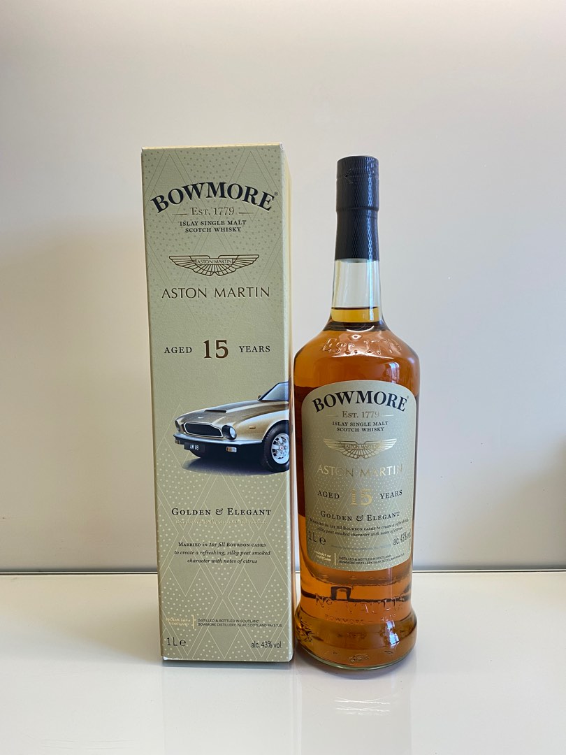 Bowmore 15 Year Old - Aston Martin Edition, 嘢食& 嘢飲, 酒精飲料