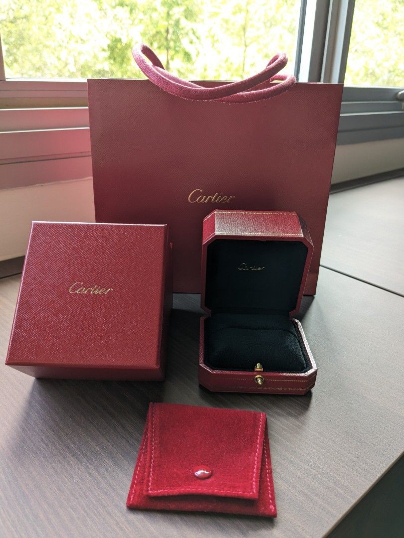 Brand New] Cartier Ring Box Set + Red Packets, Luxury, Accessories On  Carousell