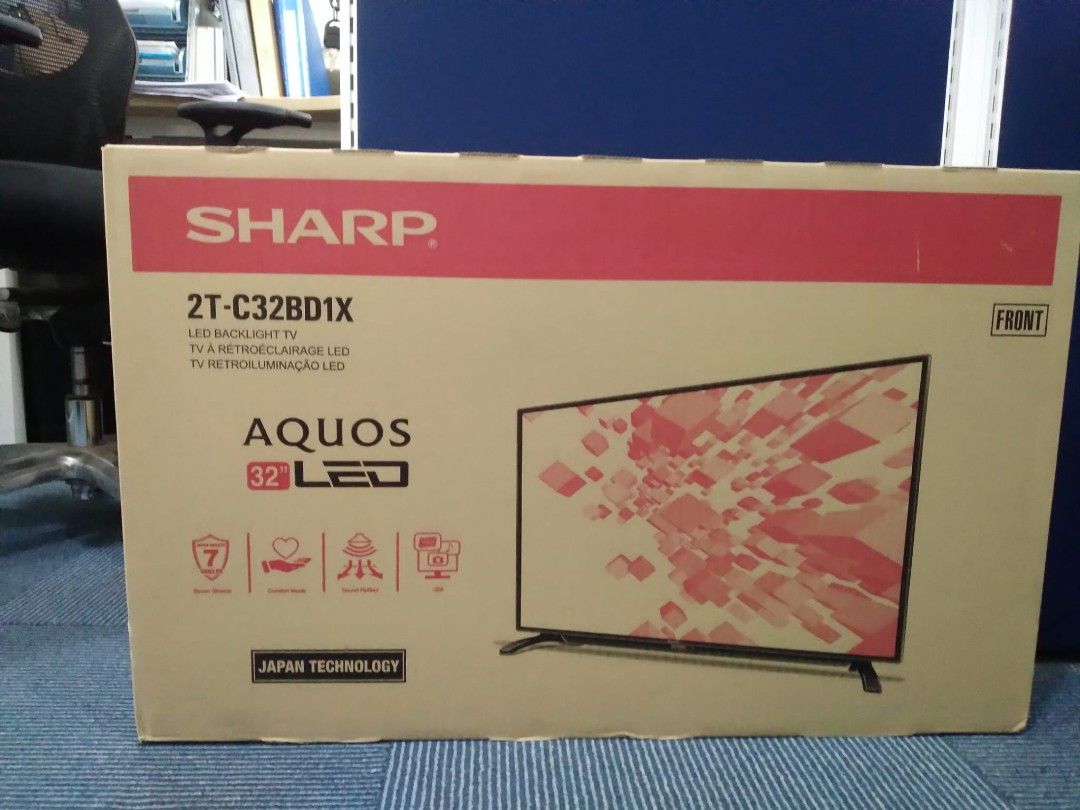 Brand New Japan Made SHARP Tv 32in, TV & Home Appliances, TV