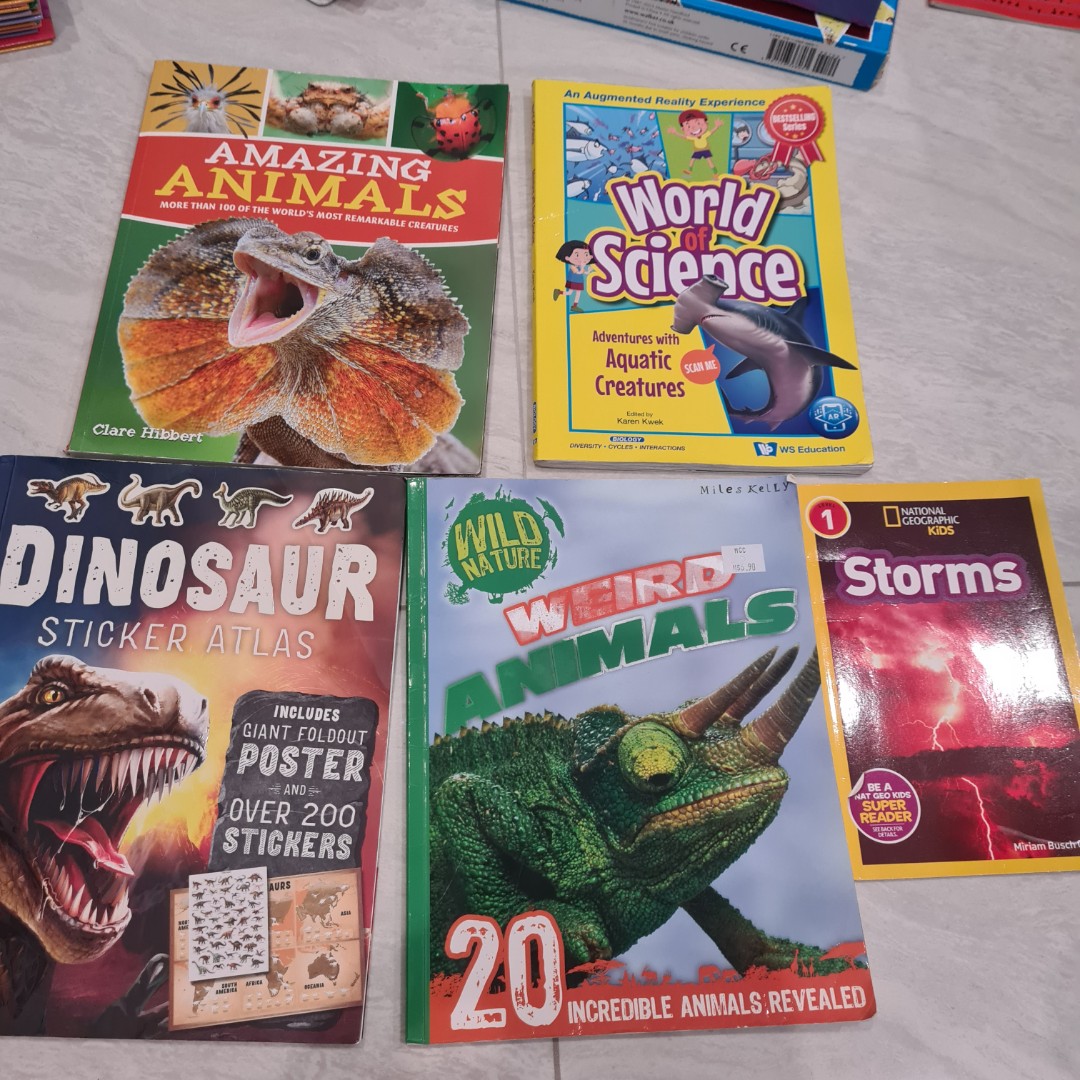 Bundle of Science books (weird animals dinosaurs aquatic animals), Hobbies  & Toys, Books & Magazines, Children's Books on Carousell