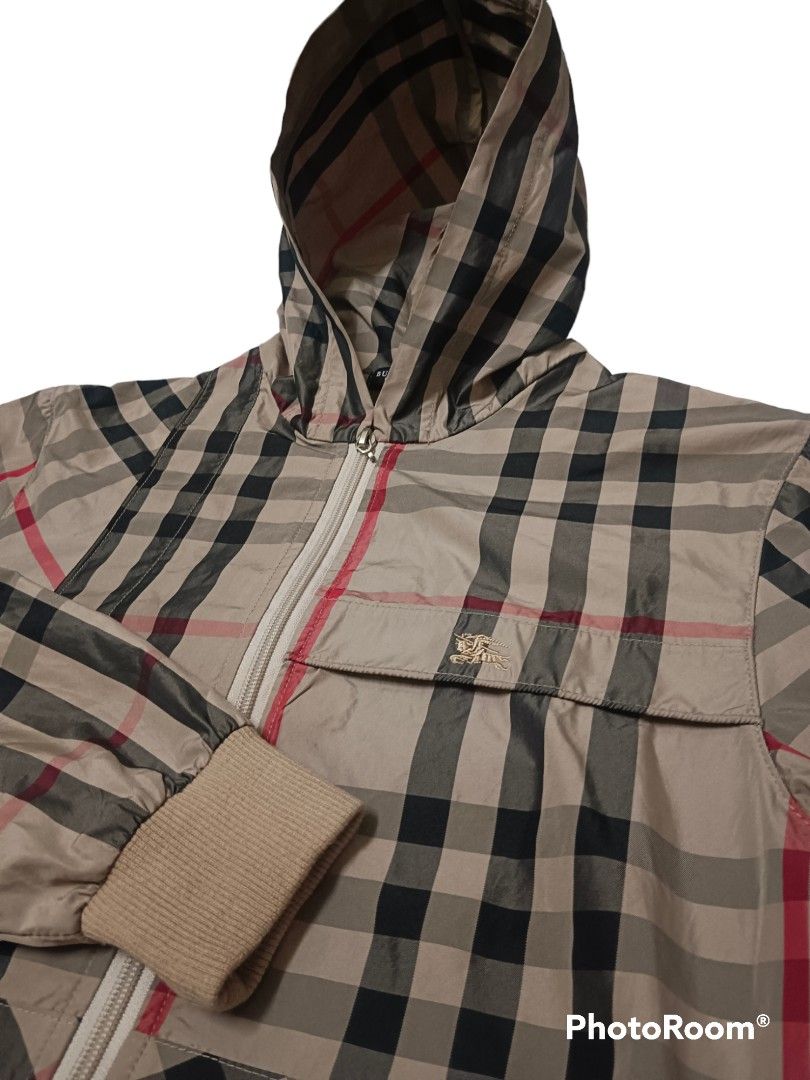 BURBERRY HOODIE, Men's Fashion, Coats, Jackets and Outerwear on Carousell