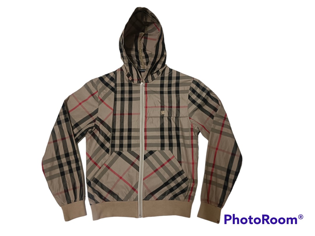 BURBERRY HOODIE, Men's Fashion, Coats, Jackets and Outerwear on Carousell