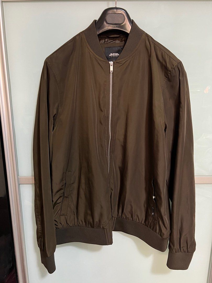 BURTON MENSWEAR Bomber Jacket Men s Fashion Coats Jackets and Outerwear on Carousell