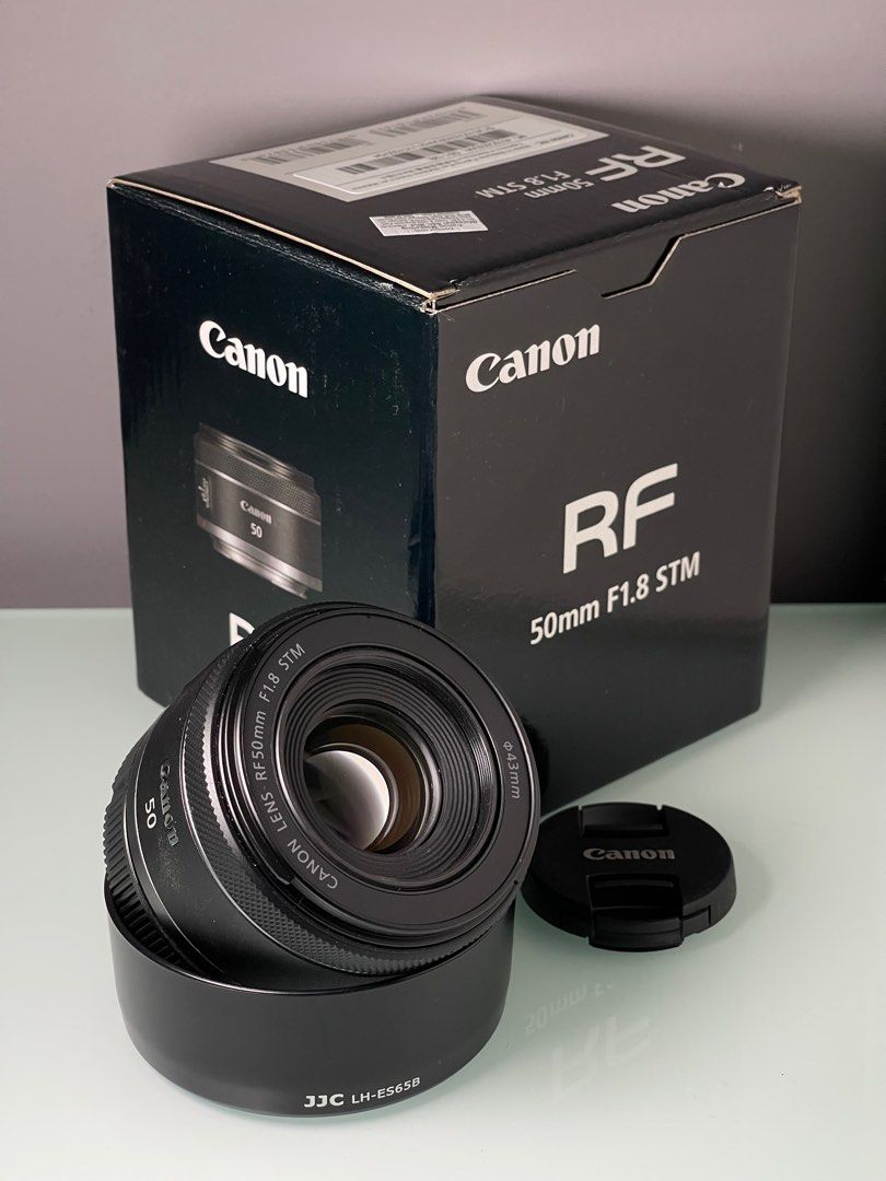 Canon RF50mm F1.8 STM 箱・取扱説明書 有り - その他